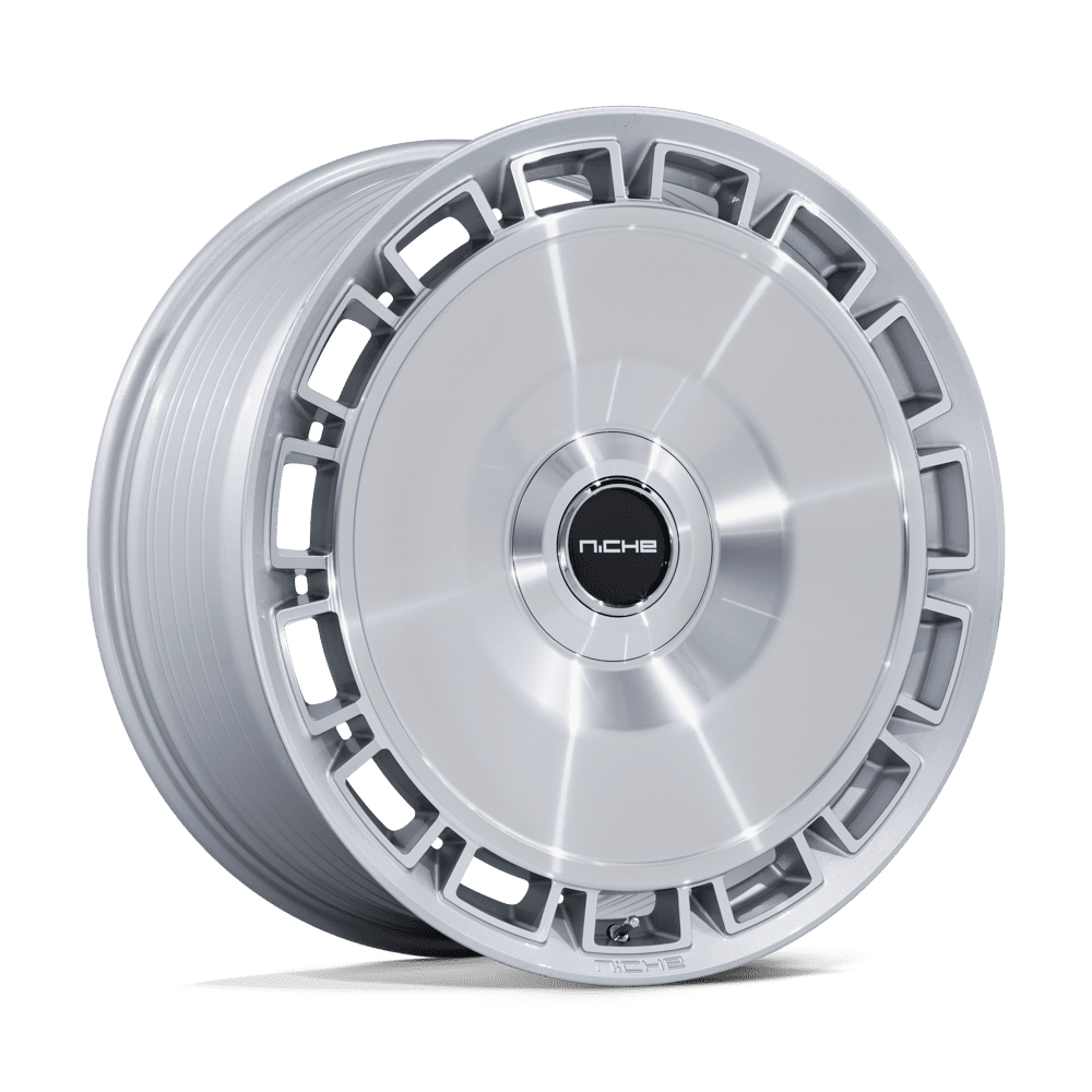 Niche 1PC NC287 VENICE – 20X10.5 – 5X112/5X114.3 – 40 mm – GLOSS SILVER W/ MACHINED FACE