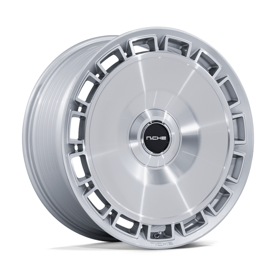 Niche 1PC NC287 VENICE – 22X10.5 – 5X112/5X120 – 38 mm – GLOSS SILVER W/ MACHINED FACE