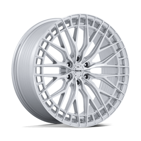Niche 1PC NC288 GENOA – 24X10 – 6X139.7 – 20 mm – GLOSS SILVER W/ MACHINED FACE
