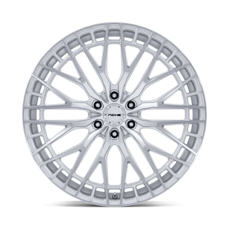 Niche 1PC NC288 GENOA – 24X10 – 6X139.7 – 20 mm – GLOSS SILVER W/ MACHINED FACE