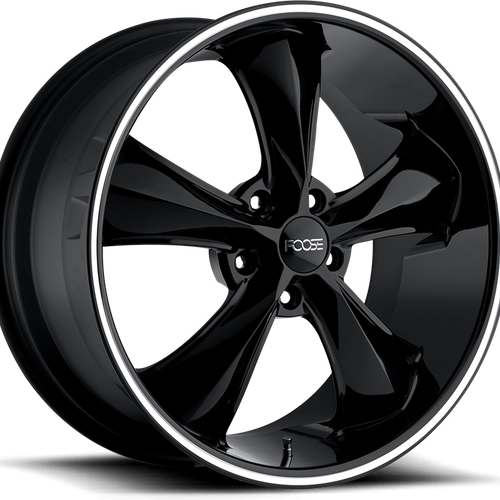 Foose 1PC F104 LEGEND – 18X8.5 – 5X120 – 34 mm – GLOSS BLACK MILLED