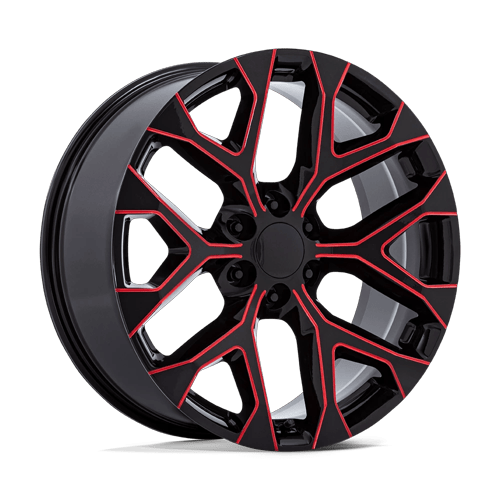 Performance Replicas PR177 – 24X10 – 6X139.7 – 24 mm – GLOSS BLACK RED MILLED