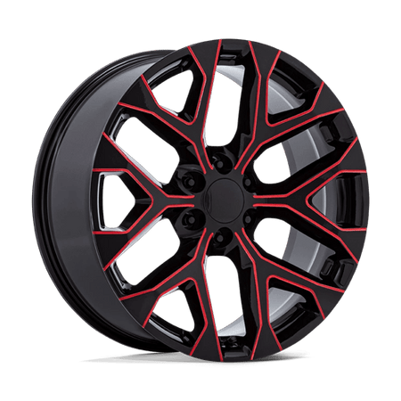 Performance Replicas PR177 – 24X10 – 6X139.7 – 24 mm – GLOSS BLACK RED MILLED