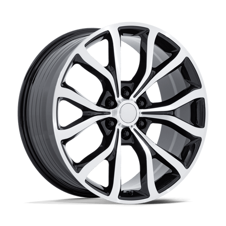 Performance Replicas PR230 – 22X9.5 – 6X135 – 44 mm – GLOSS BLACK W/ MACHINED FACE