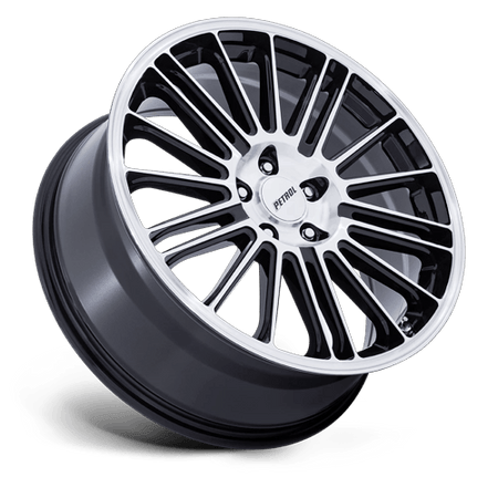 Petrol PE001 P1D – 18X8 – 5X112 – 40 mm – GLOSS BLACK W/ MACHINED FACE