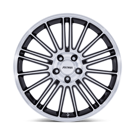 Petrol PE001 P1D – 18X8 – 5X112 – 40 mm – GLOSS BLACK W/ MACHINED FACE