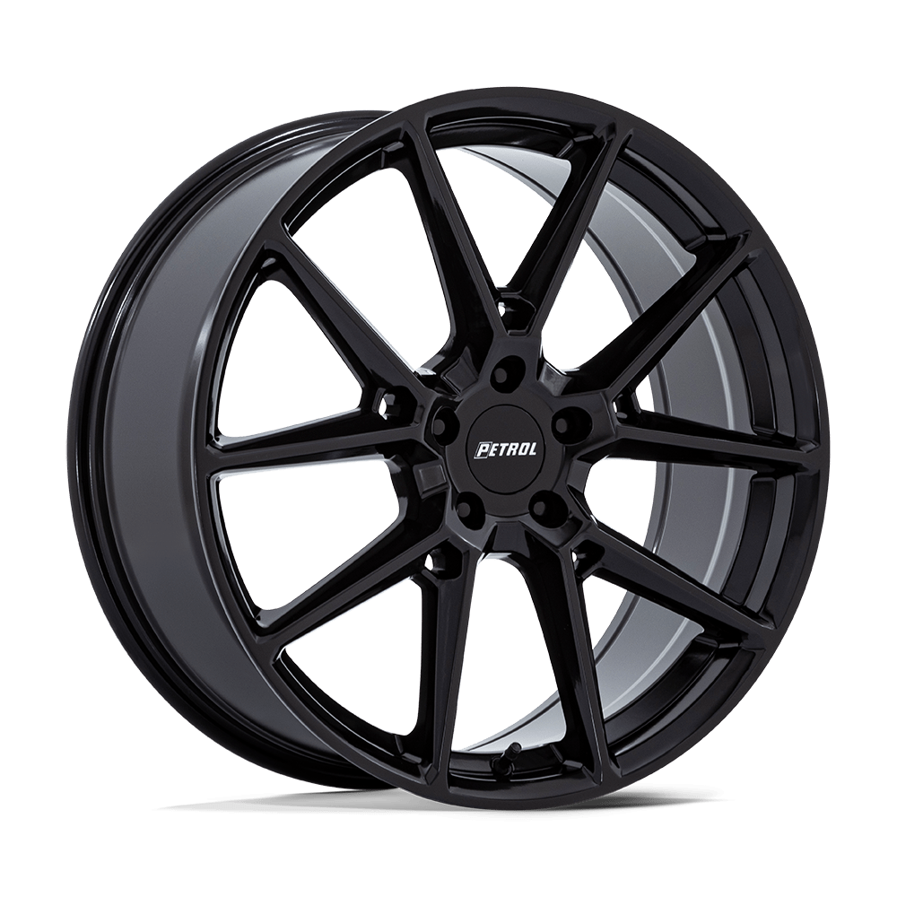 Petrol PE002 P1E – 17X8 – 5X100 – 35 mm – GLOSS BLACK