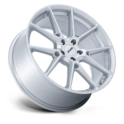 Petrol PE002 P1E – 17X8 – 5X112 – 40 mm – GLOSS SILVER