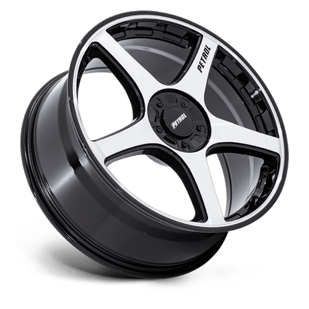 Petrol PE003 P2E – 20X8.5 – 5X108/5X114.3 – 40 mm – GLOSS BLACK W/ MACHINED FACE