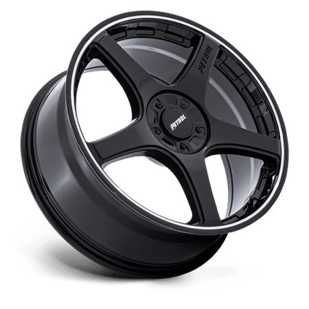 Petrol PE003 P2E – 18X8 – BLANK – 35 mm – GLOSS BLACK W/ MACHINED LIP