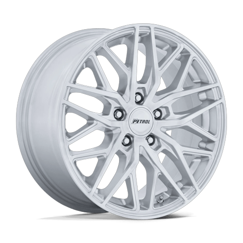 Petrol PE004 P3E – 20X8.5 – 5X114.3 – 40 mm – MACHINED BRUSHED GLOSS SILVER