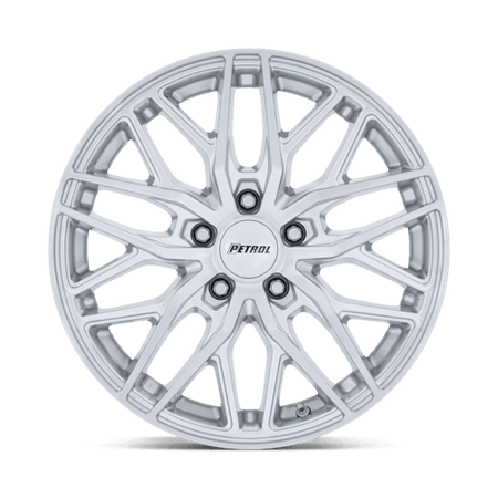 Petrol PE004 P3E – 20X8.5 – 5X114.3 – 40 mm – MACHINED BRUSHED GLOSS SILVER