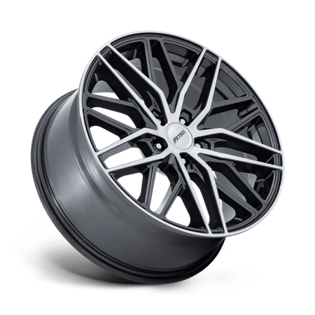Petrol PE004 P3E – 18X8 – 5X120 – 40 mm – GLOSS GUNMETAL BRS-MACH FACE
