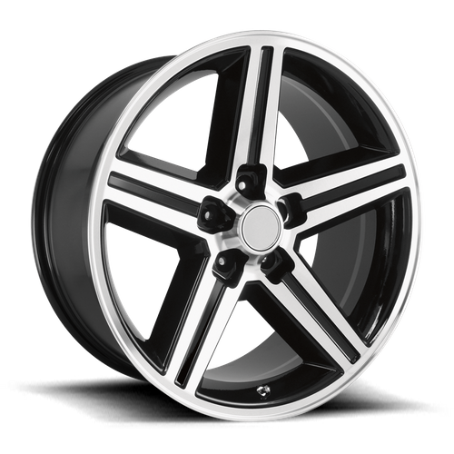 Performance Replicas PR148 – 18X8 – 5X120.65 – 0 mm – GLOSS BLACK MACHINED