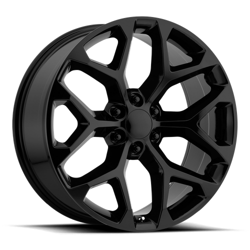 Performance Replicas PR176 – 26X10 – 6X139.7 – 24 mm – GLOSS BLACK MILLED