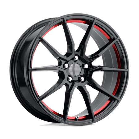 Performance Replicas PR193 – 17X9 – 5X114.3 – 24 mm – GLOSS BLACK RED MACHINED