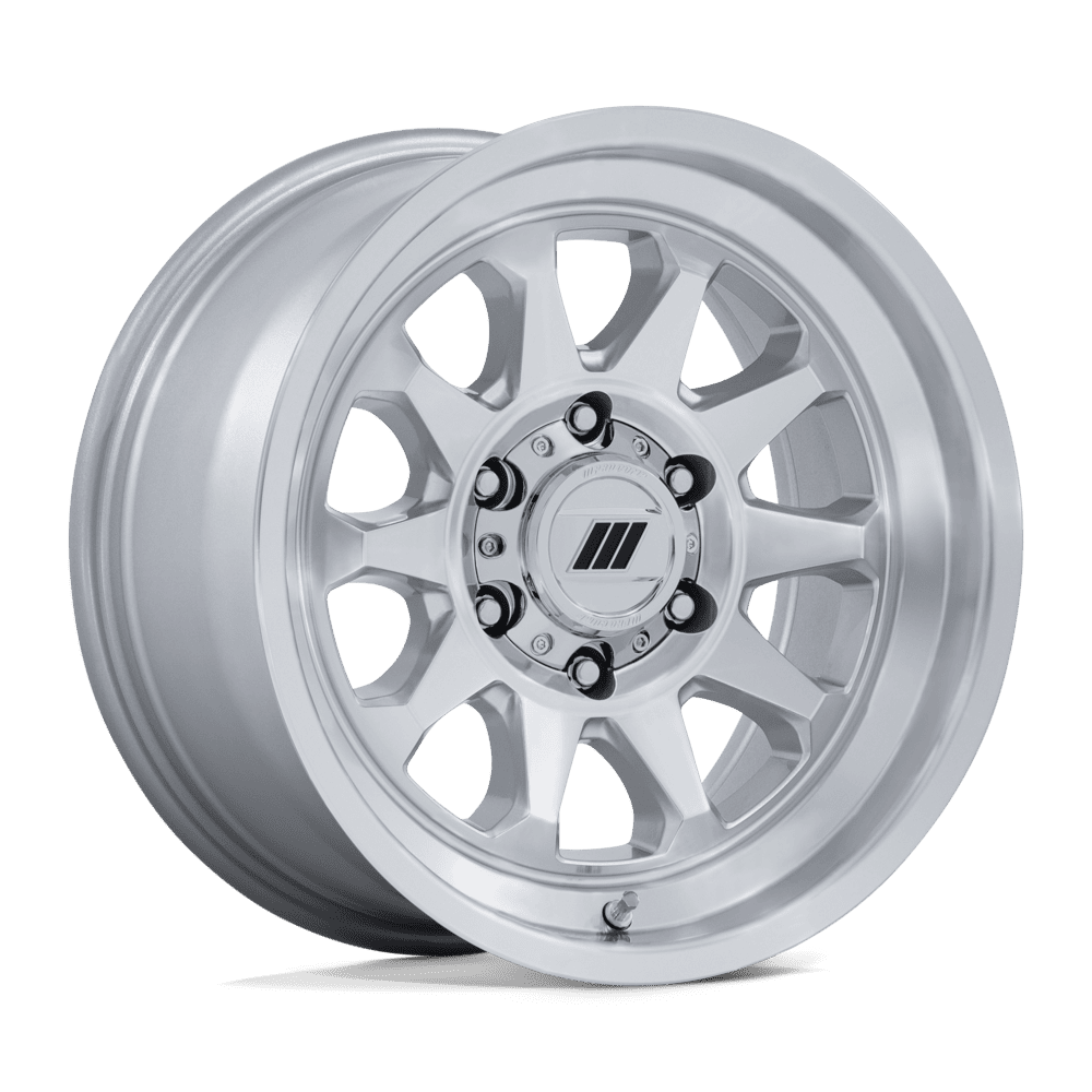 Pro Comp Alloys PA203 BEACON – 17X8 – 6X139.7 – 20 mm – GLOSS SILVER W/ MACHINED FACE