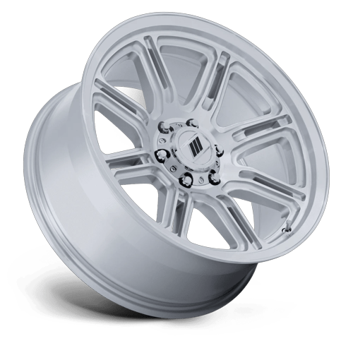 Pro Comp Alloys PA206 SNARE – 20X9 – 5X127 – 0 mm – GLOSS SILVER W/ MACHINED FACE