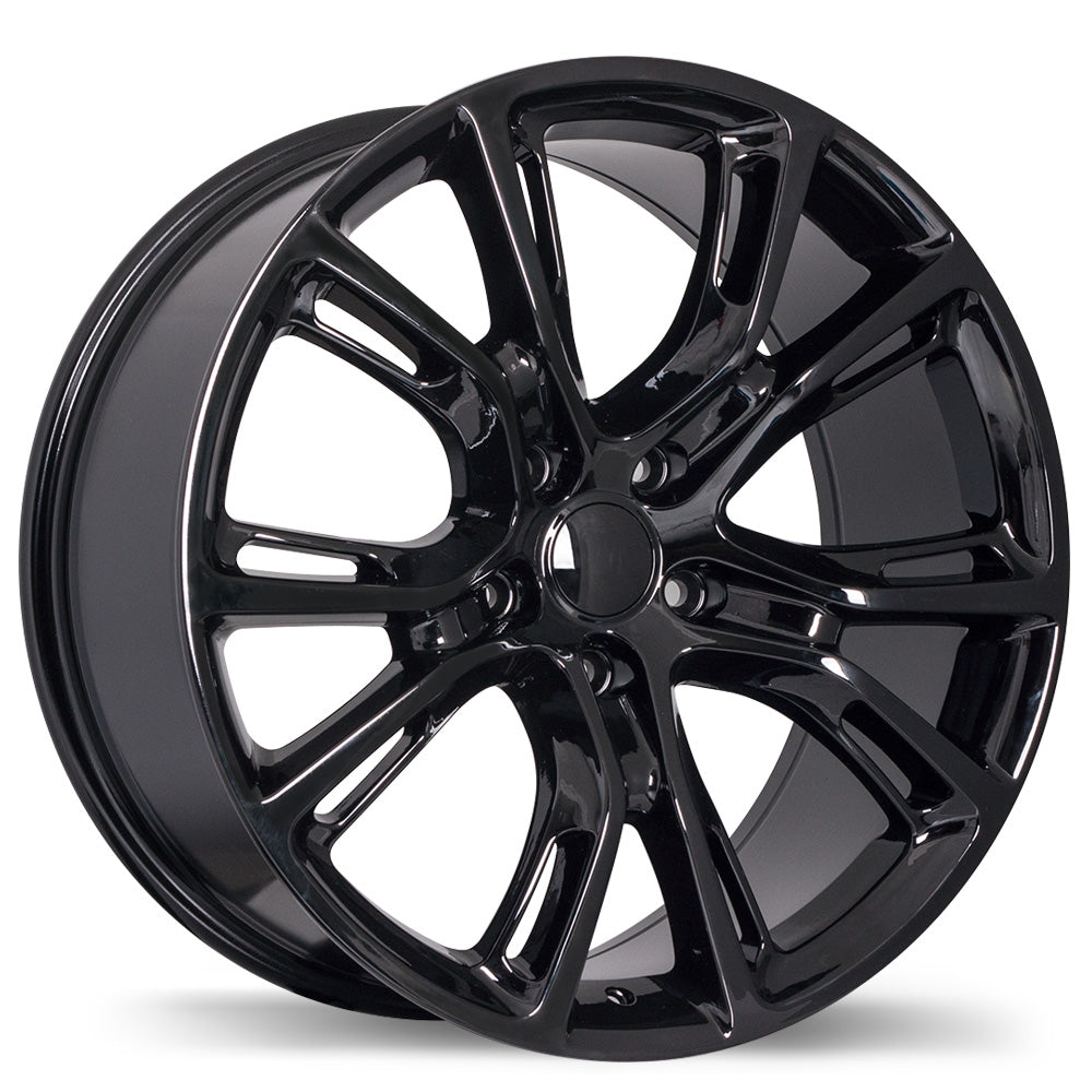 Replika – R148B – 20X10.0 – 5x127 – +50 mm – Noir lustré