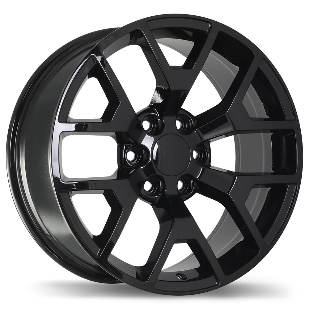 Replika – R162B – 20X9.0 – 6x139.7 – +27 mm – Noir lustré
