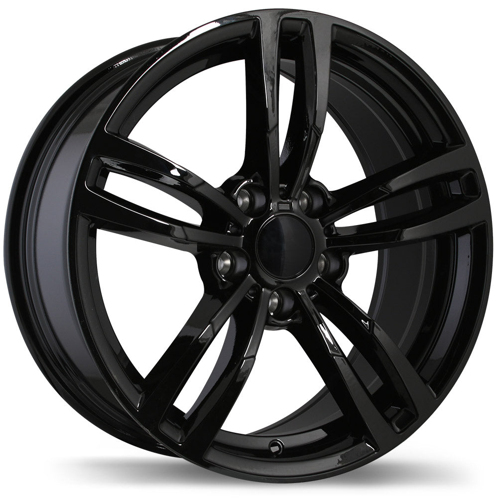 Replika – R163A – 18X8.0 – 5x120 – +35 mm – Noir lustré