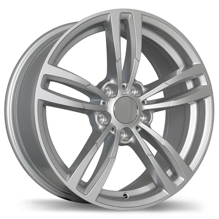 Replika – R163A – 18X8.0 – 5x120 – +35 mm – Argent lustré