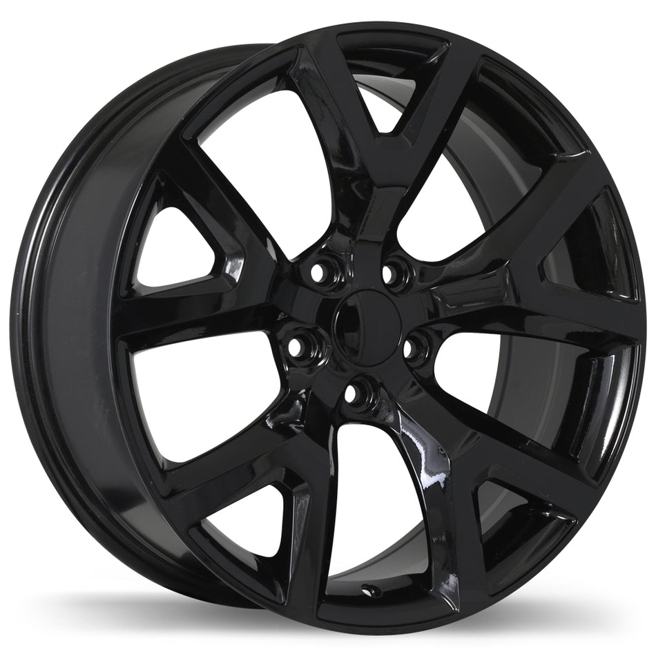 Replika – R165A – 17X7.5 – 5x110 – +31 mm – Noir lustré
