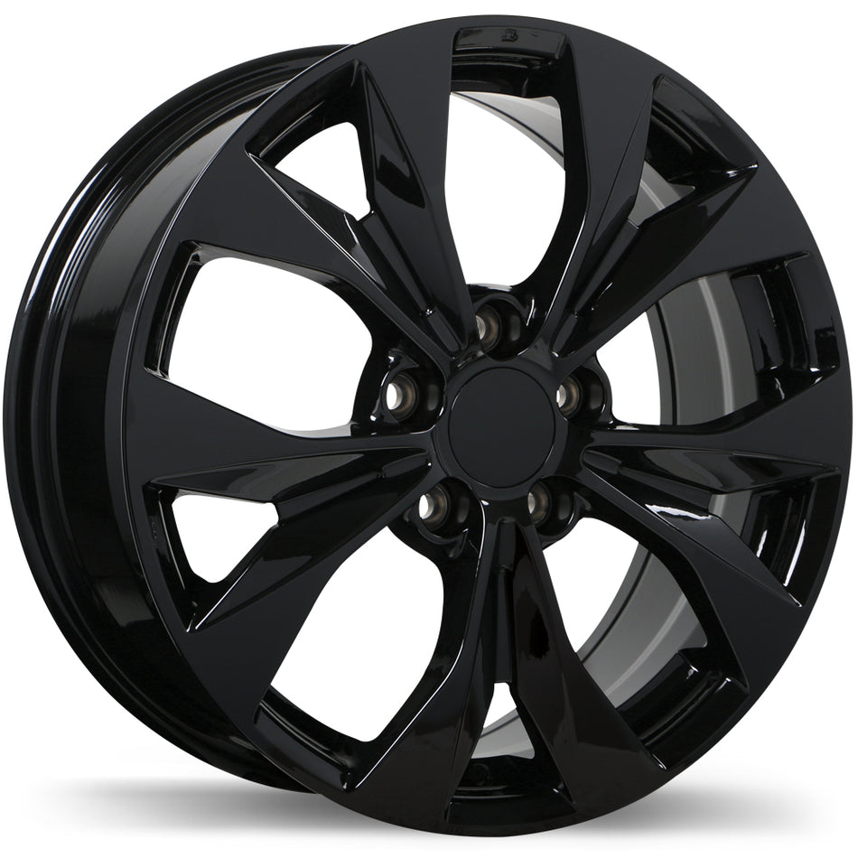 Replika – R192 – 16X6.5 – 5x114.3 – +40 mm – Noir lustré