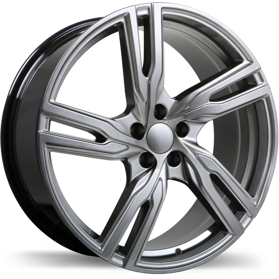 Replika – R221 – 18X8.0 – 5x108 – +38 mm – Hyper argent foncé