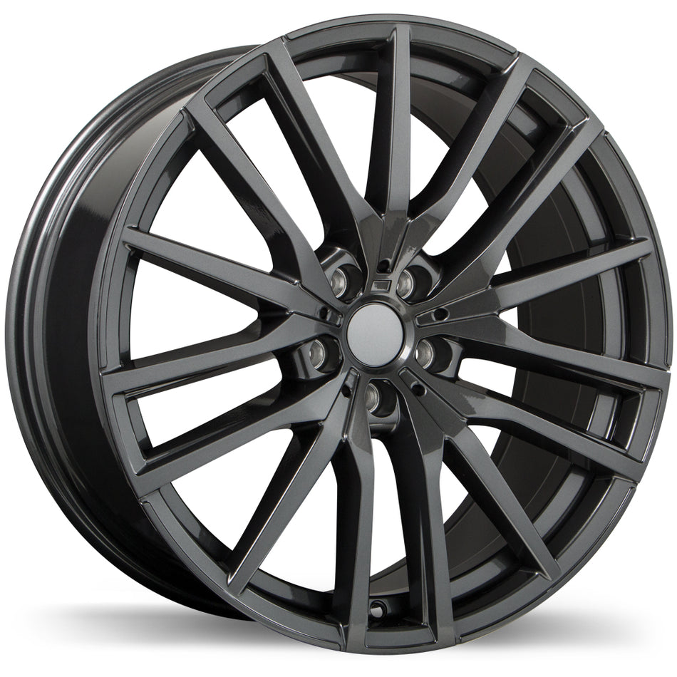 Replika – R233 – 21X9.5 – 5x112 – +37 mm – Gunmétal lustré