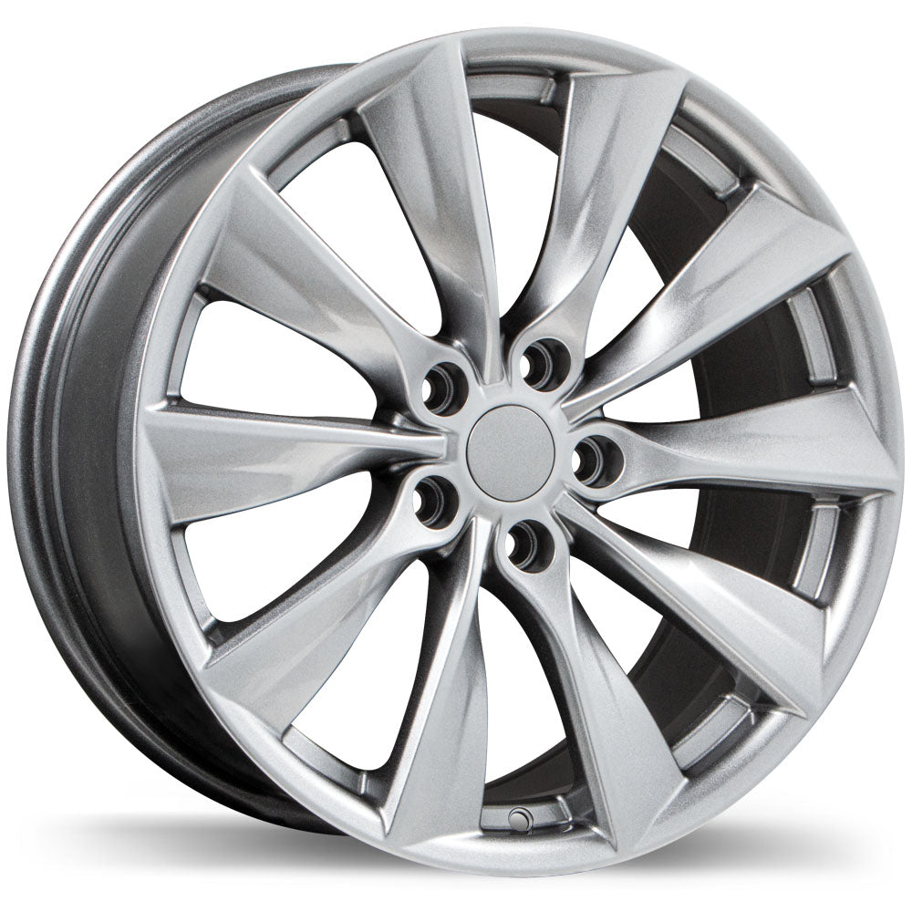 Replika – R241B – 18X8.5 – 5x114.3 – +40 mm – Argent lustré