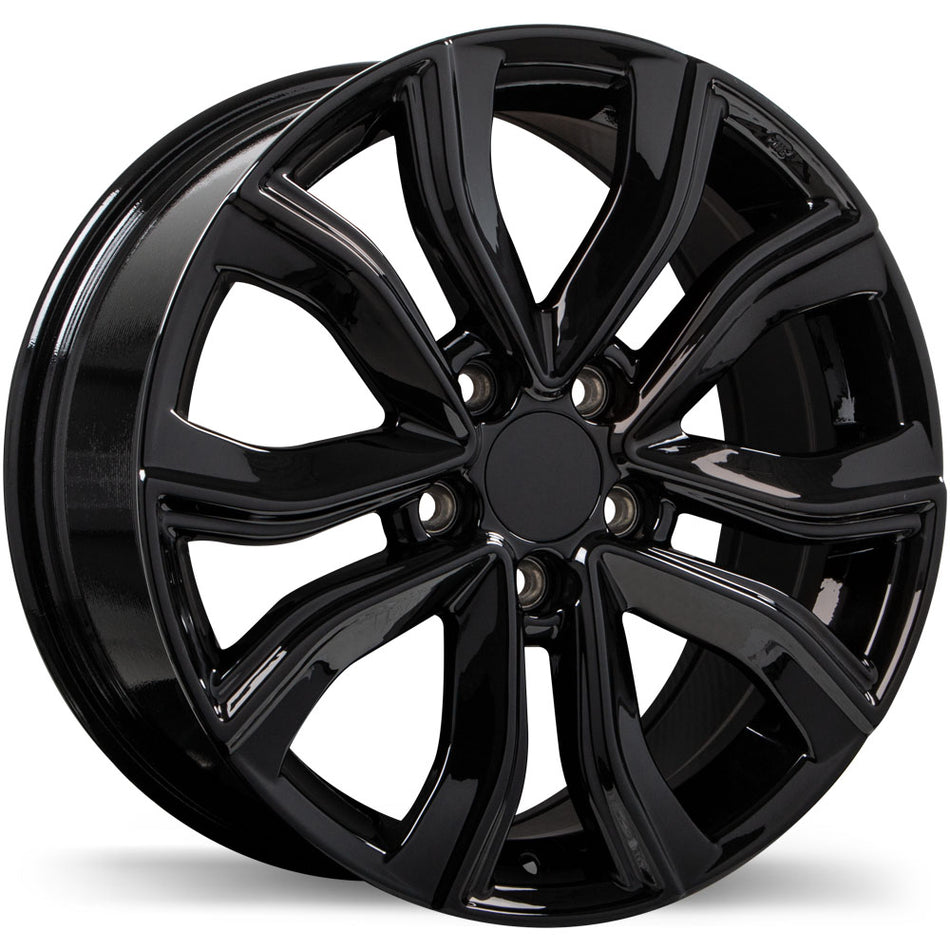 Replika – R256 – 17X7.5 – 5x114.3 – +45 mm – Noir lustré