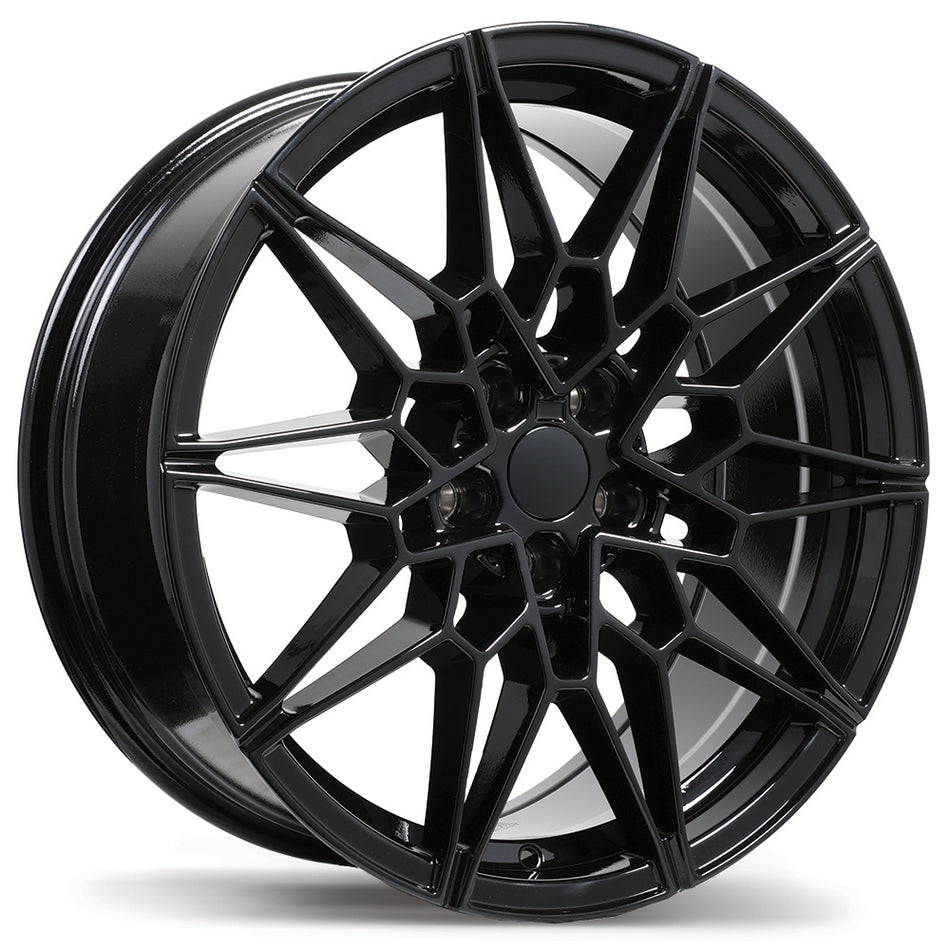 Replika – R266 – 19X8.0 – 5x112 – +25 mm – Noir lustré