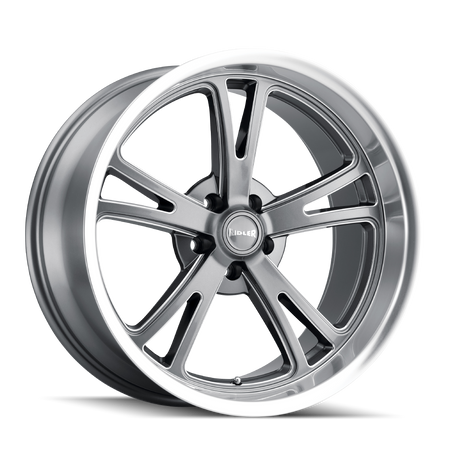 Ridler Wheels 606 – 20x10, 5x127, 0 – Gloss Grey Machined