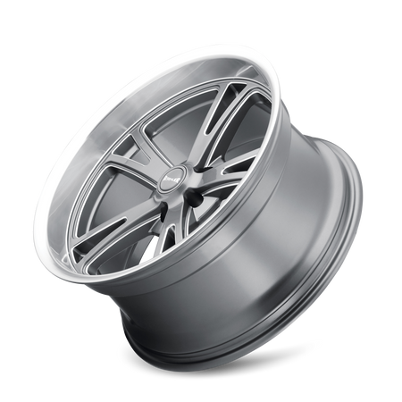 Ridler Wheels 606 – 20x8.5, 5x127, 0 – Gloss Grey Machined