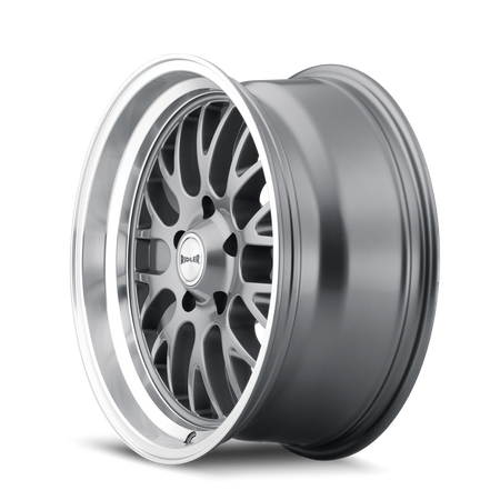 Ridler Wheels 607 – 18x8, 5x120.65, 0 – Gloss Grey Machined