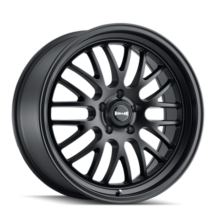 Ridler Wheels 607 – 18x9.5, 5x120.65, +6 – Matte Black