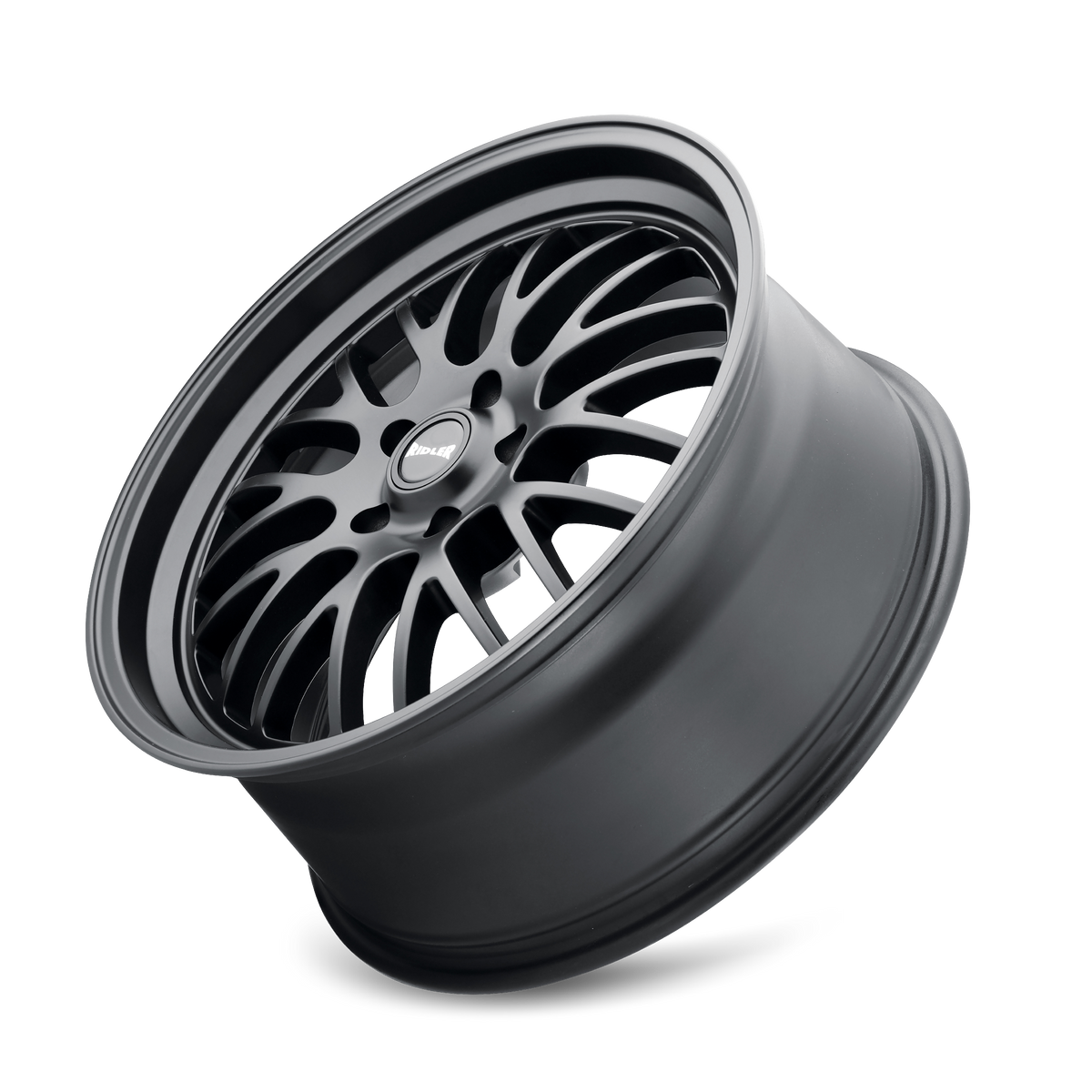 Ridler Wheels 607 – 18x9.5, 5x120.65, +6 – Matte Black