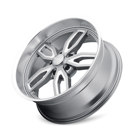 Ridler Wheels 608 – 18x8, 5x114.3, 0 – Gloss Grey Milled