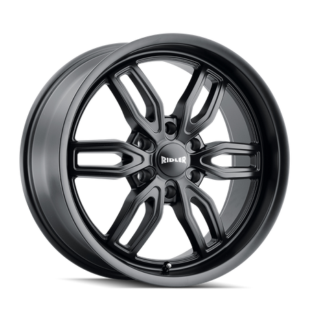 Ridler Wheels 609 – 20x9, 6x139.7, +18 – Matte Black