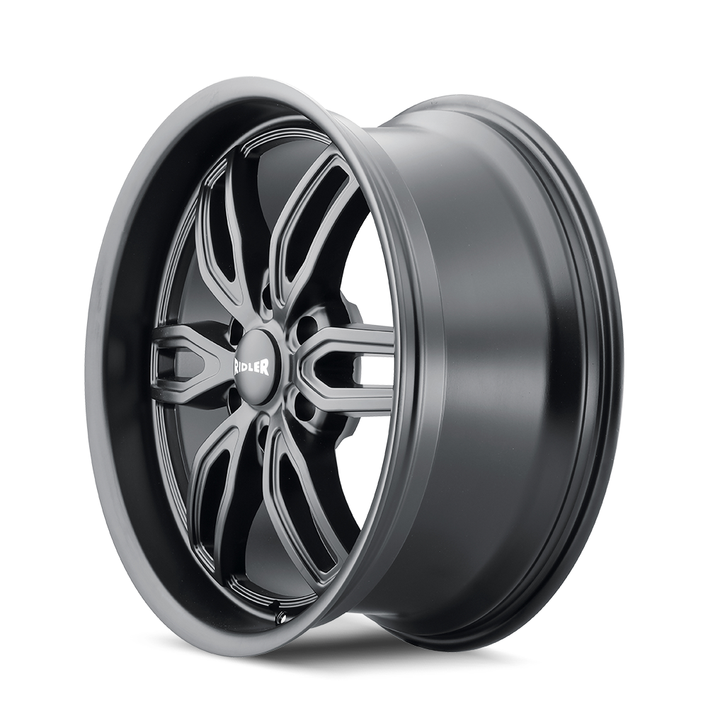 Ridler Wheels 609 – 20x9, 6x139.7, +18 – Matte Black