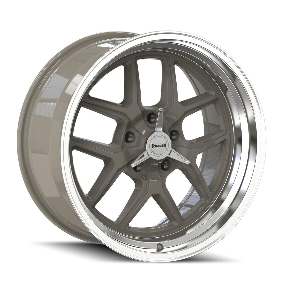 Ridler Wheels 610 – 20x8.5, 5x120.65, 0 – Gloss Grey Polished