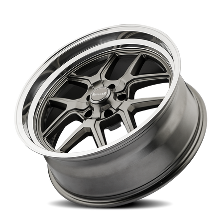 Ridler Wheels 610 – 17x8, 5x120.65, 0 – Gloss Grey Polished