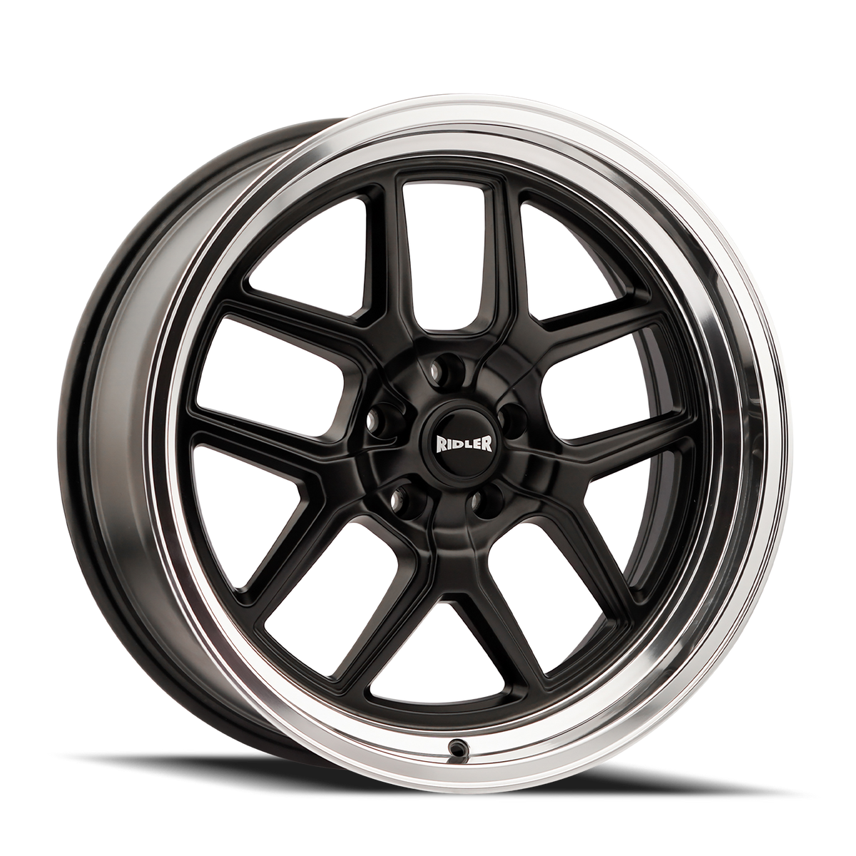 Ridler Wheels 610 – 20x8.5, 5x120.65, 0 – Matte Black Polished