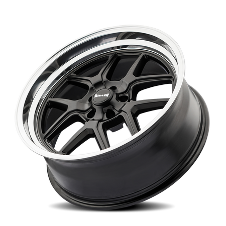 Ridler Wheels 610 – 17x7, 5x120.65, 0 – Matte Black Polished