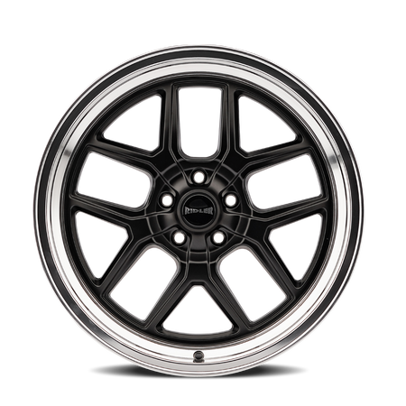 Ridler Wheels 610 – 17x7, 5x120.65, 0 – Matte Black Polished