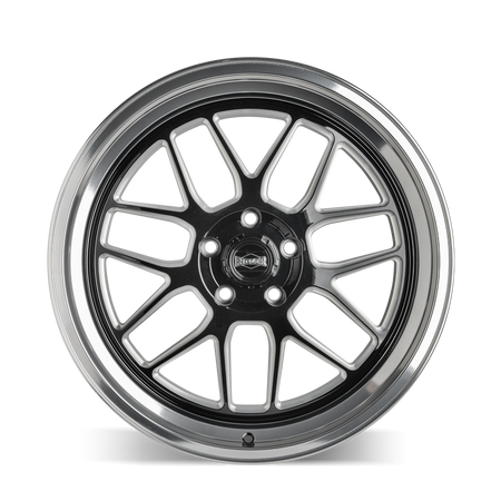 Ridler Wheels 611 – 20x8.5, 5x127, 0 – Gloss Black Milled With Diamond Cut Lip