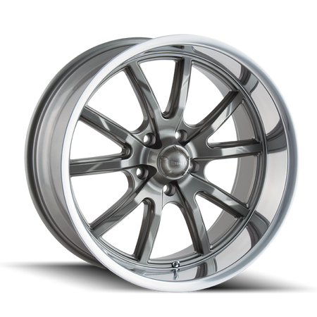 Ridler Wheels 650 – 20x10, 5x127, 0 – Gloss Grey Polished