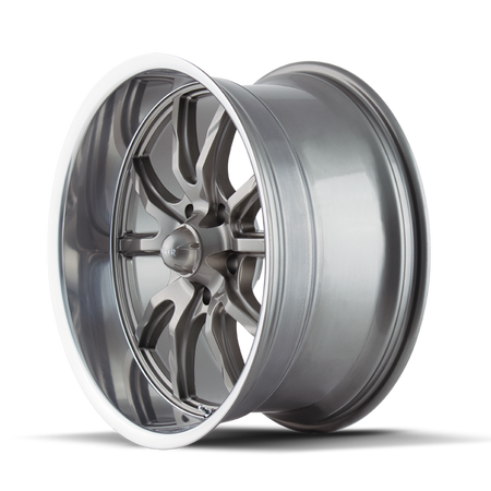Ridler Wheels 650 – 18x8, 5x127, 0 – Gloss Grey Polished