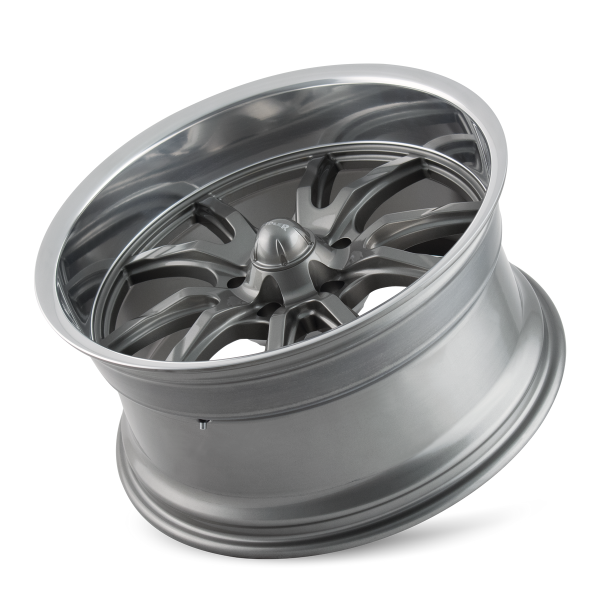Ridler Wheels 650 – 20x8.5, 5x127, 0 – Gloss Grey Polished
